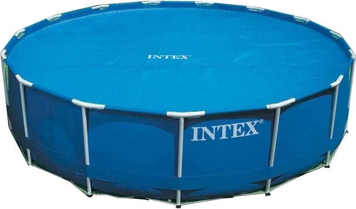 Intex afdekzeil zwembad isolerend 488 cm vinyl - Blauw