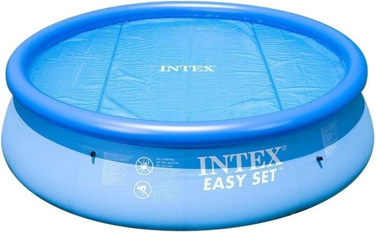 Intex afdekzeil zwembad isolerend 488 cm vinyl - Blauw