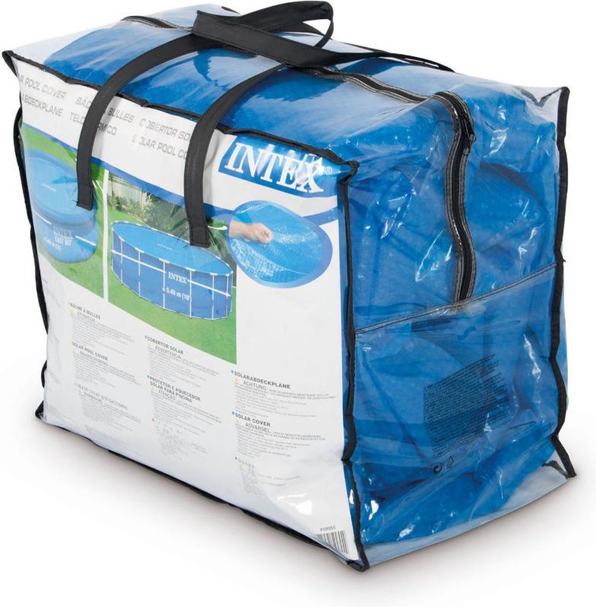 Intex afdekzeil zwembad isolerend 488 cm vinyl - Blauw
