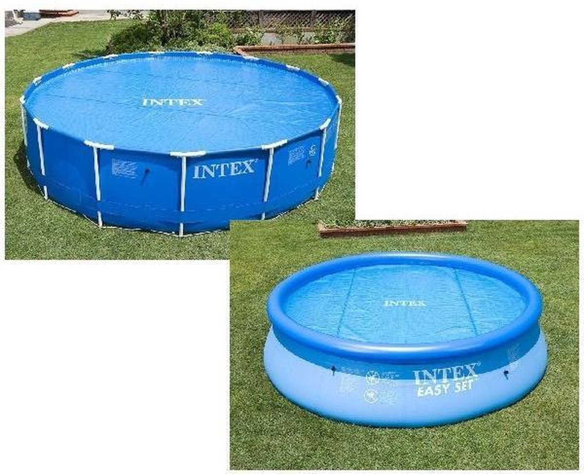 Intex afdekzeil zwembad isolerend 305 cm PVC - Blauw