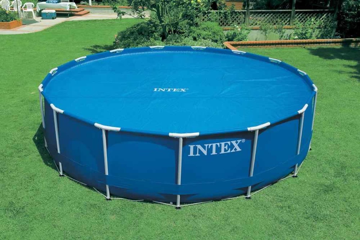 Intex afdekzeil zwembad isolerend 305 cm PVC - Blauw