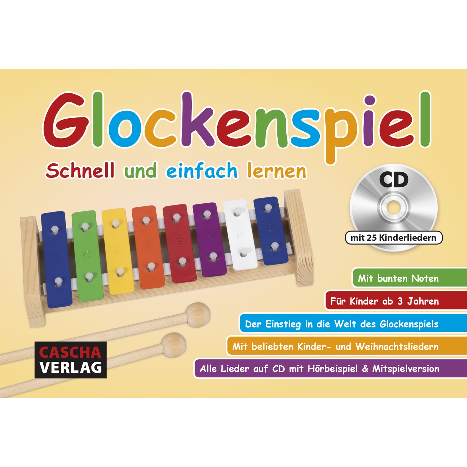 Cascha HH 2101 DE Glockenspiel - Schnell und einfach lernen