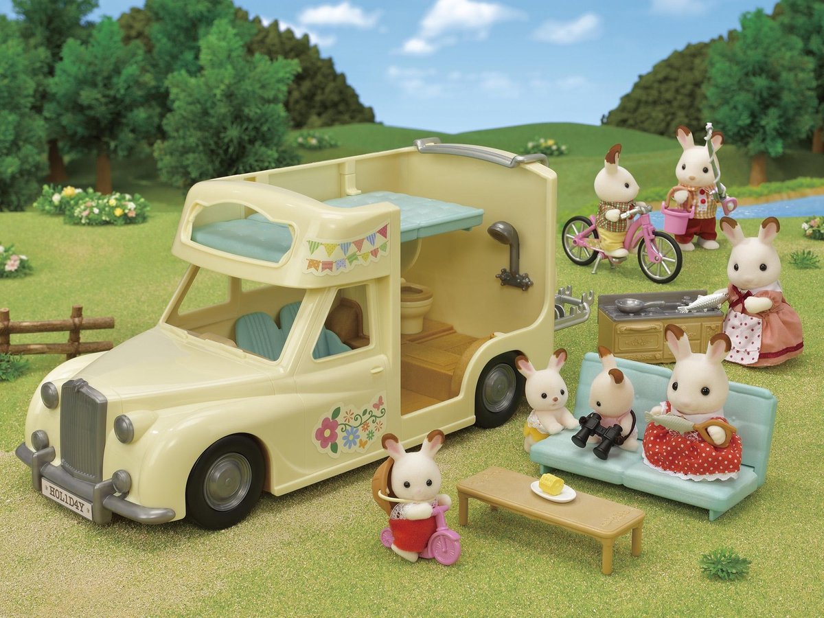 Sylvanian Families Familie Camper - Beige