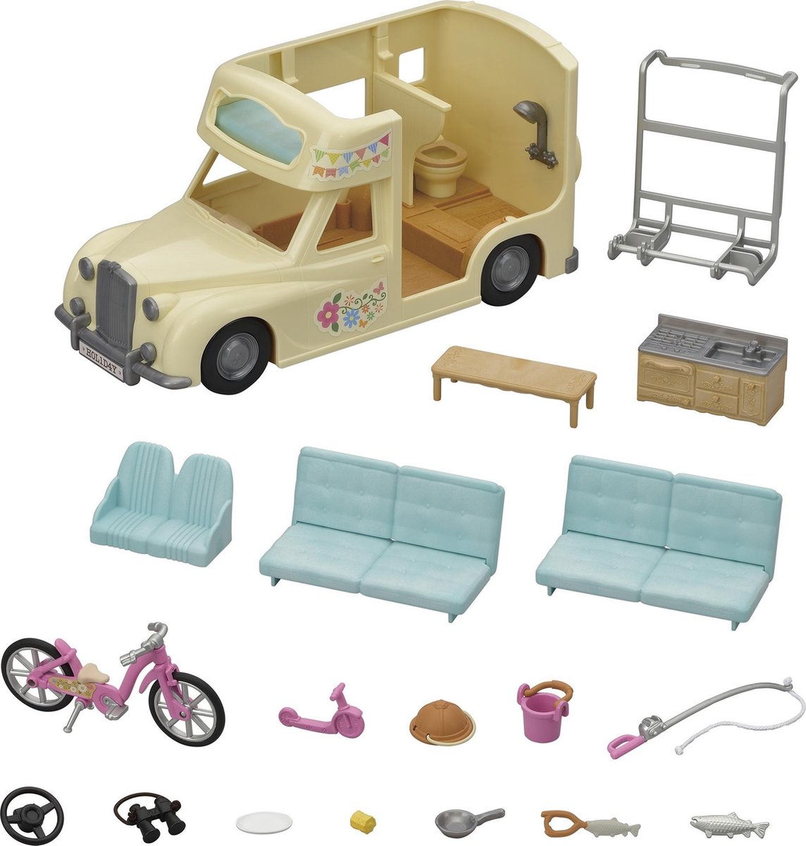 Sylvanian Families Familie Camper - Beige