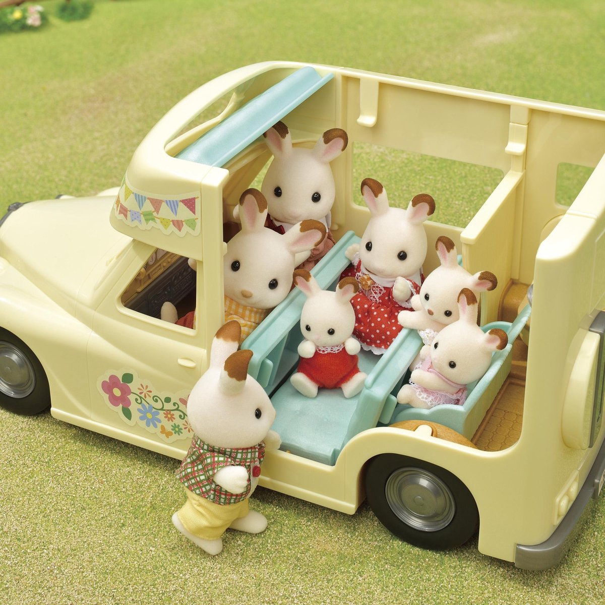 Sylvanian Families Familie Camper - Beige