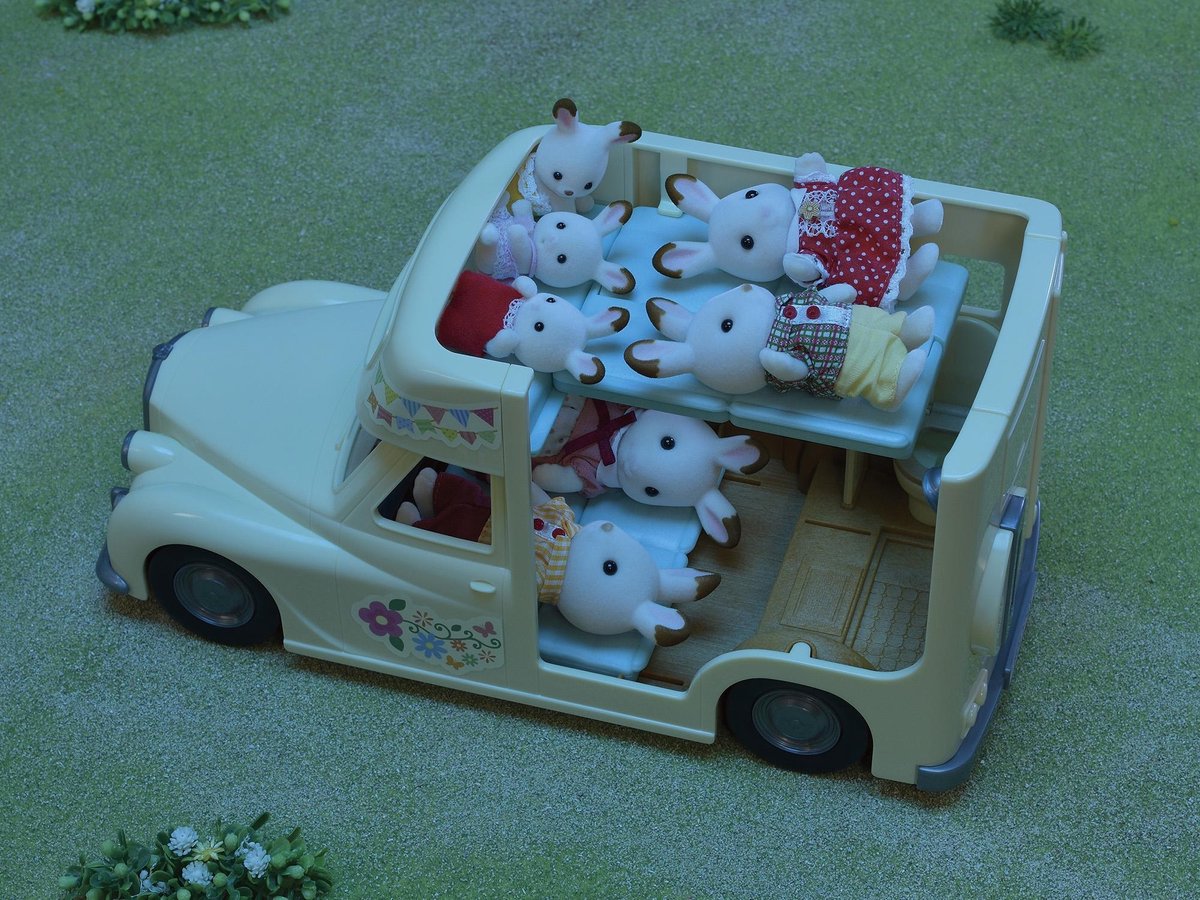 Sylvanian Families Familie Camper - Beige