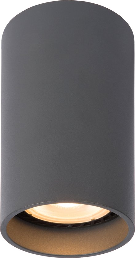 Lucide Delto Led Spot Rond Gu10/5w Ø5.5 Dtw H10cm - Grijs