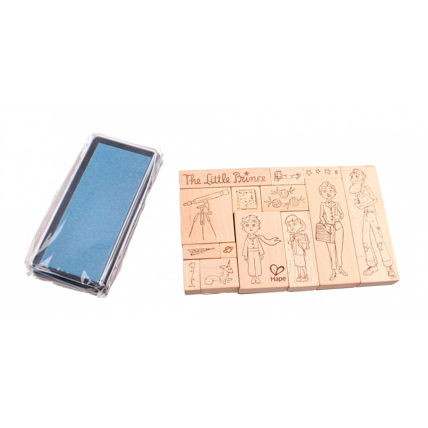 Hape De Kleine Prins Stempelset - Bruin