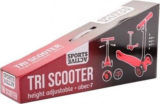Johntoy Sports Active City Kinderstep Kinderstep Junior Voetrem - Rood