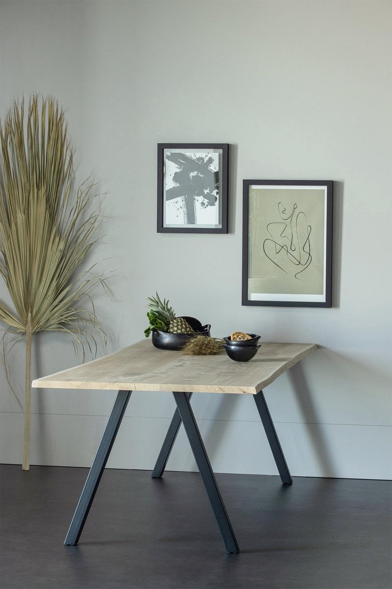 Woood Tablo Eettafel 199 x 90 cm - Bruin