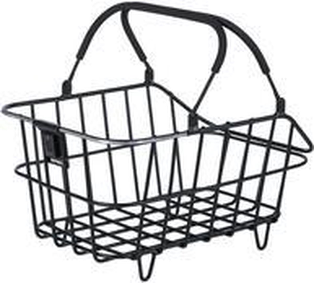 Basil fietsmand Bold KF voor 25 liter staal - Zwart