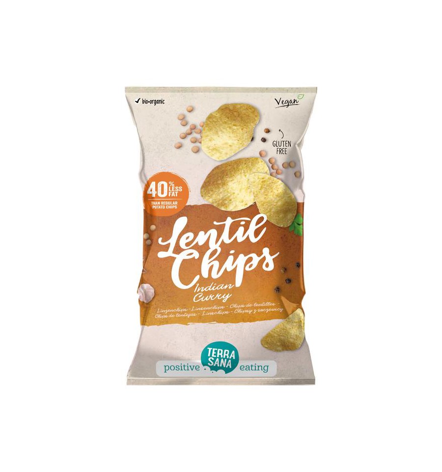 Terrasana Linzenchips Indian curry