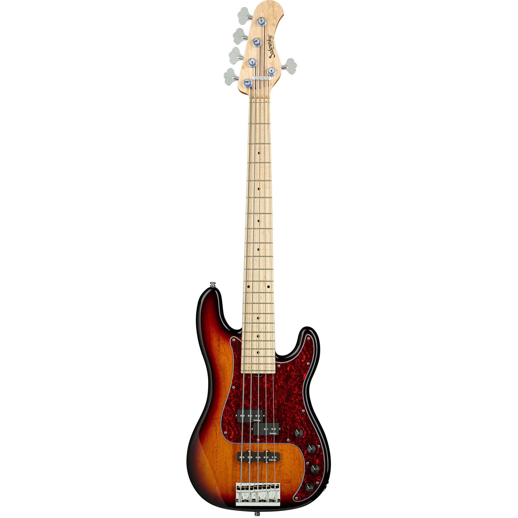 Sadowsky MetroLine 21-5 Hybrid Ash 59 Burst Transparent High Polish 5-snarige elektrische basgitaar