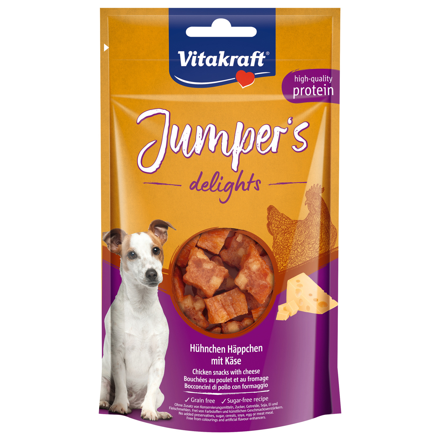 Vitakraft Jumpers Delights 80 g - Hondensnacks - Kip&Kaas