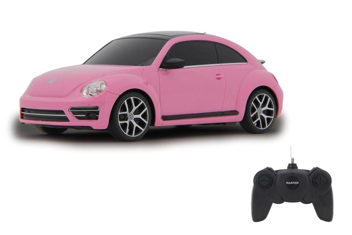 Jamara Rastar RC Volkswagen Beetle 27 MHz 1:24 - Roze