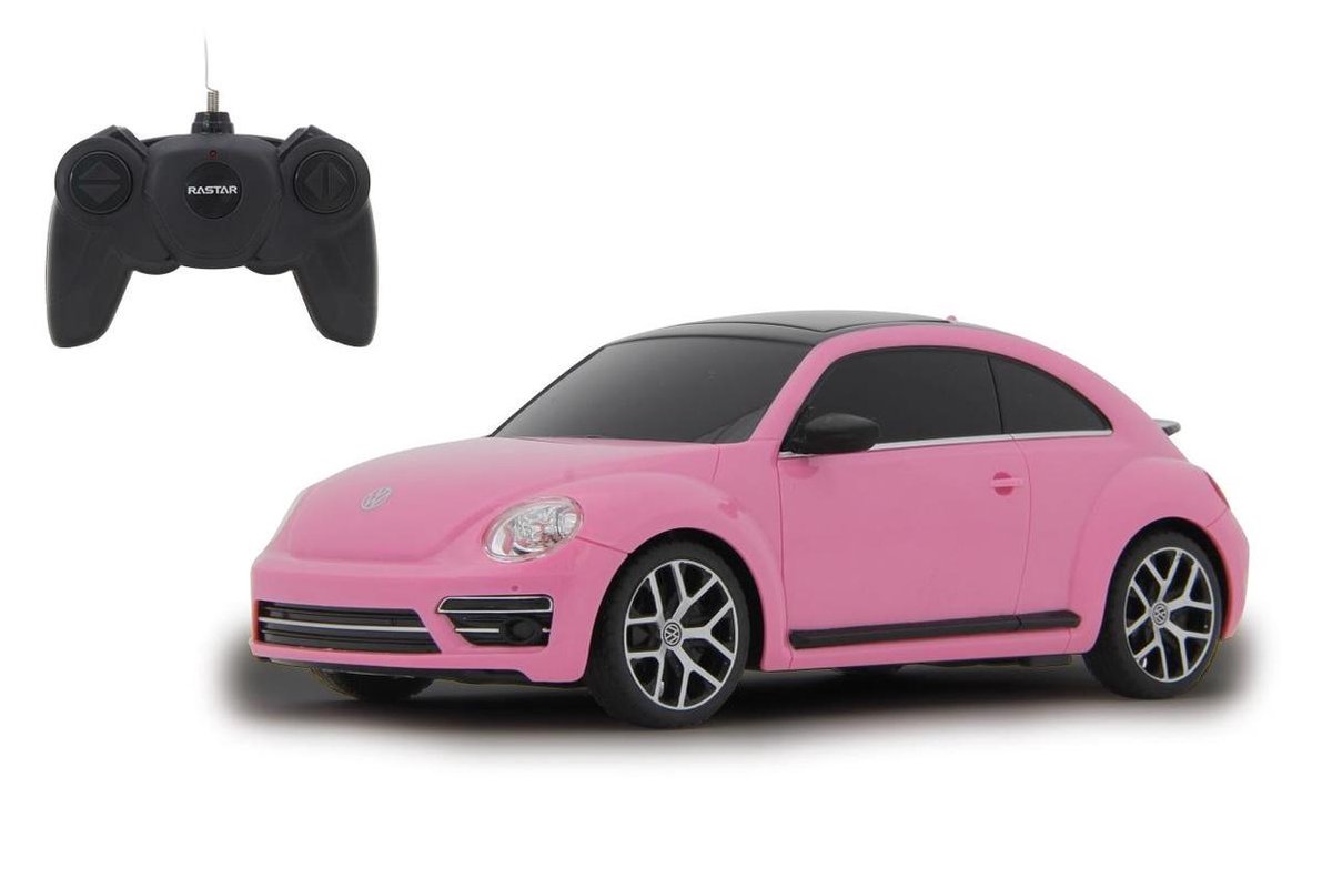 Jamara Rastar RC Volkswagen Beetle 27 MHz 1:24 - Roze