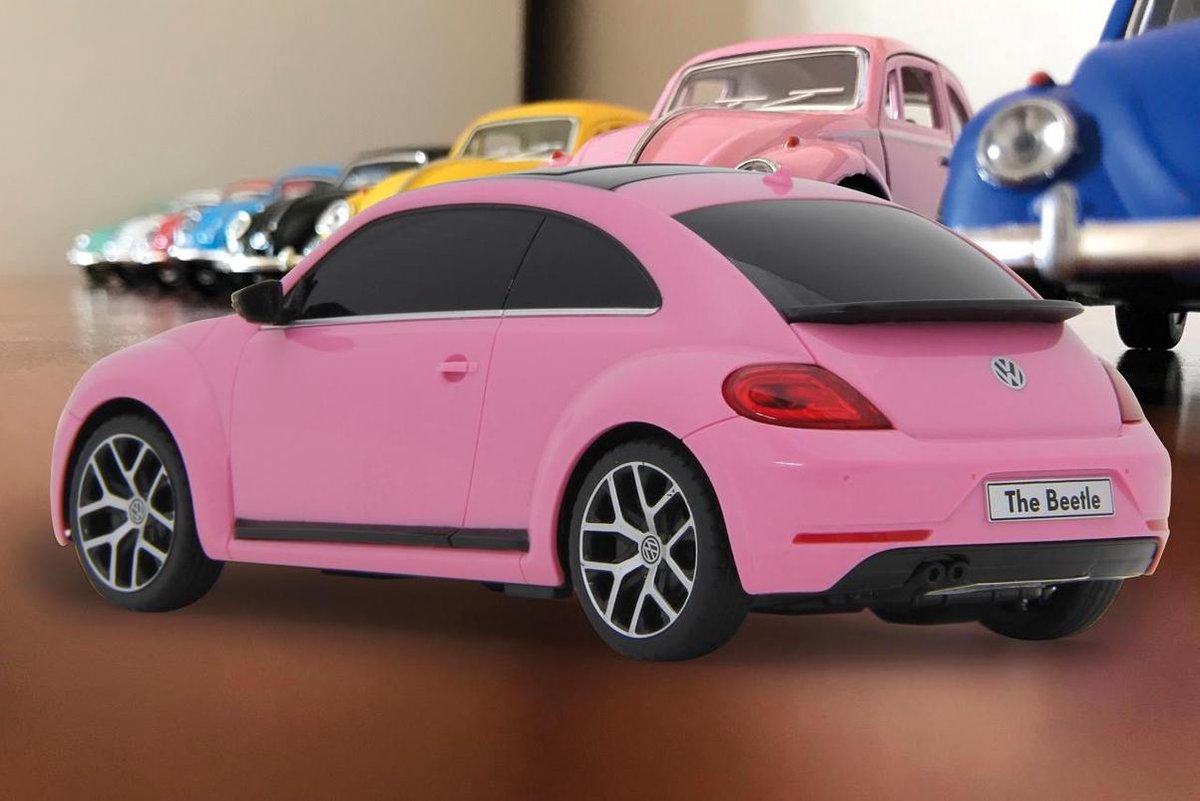 Jamara Rastar RC Volkswagen Beetle 27 MHz 1:24 - Roze