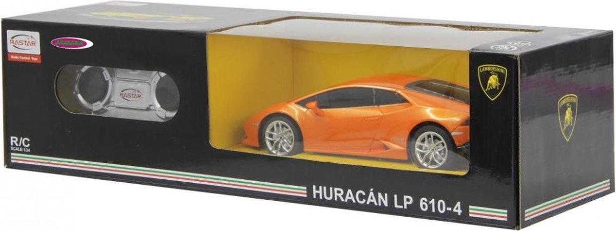 Rastar RC Lamborghini Huracán jongens 1:24 - Oranje