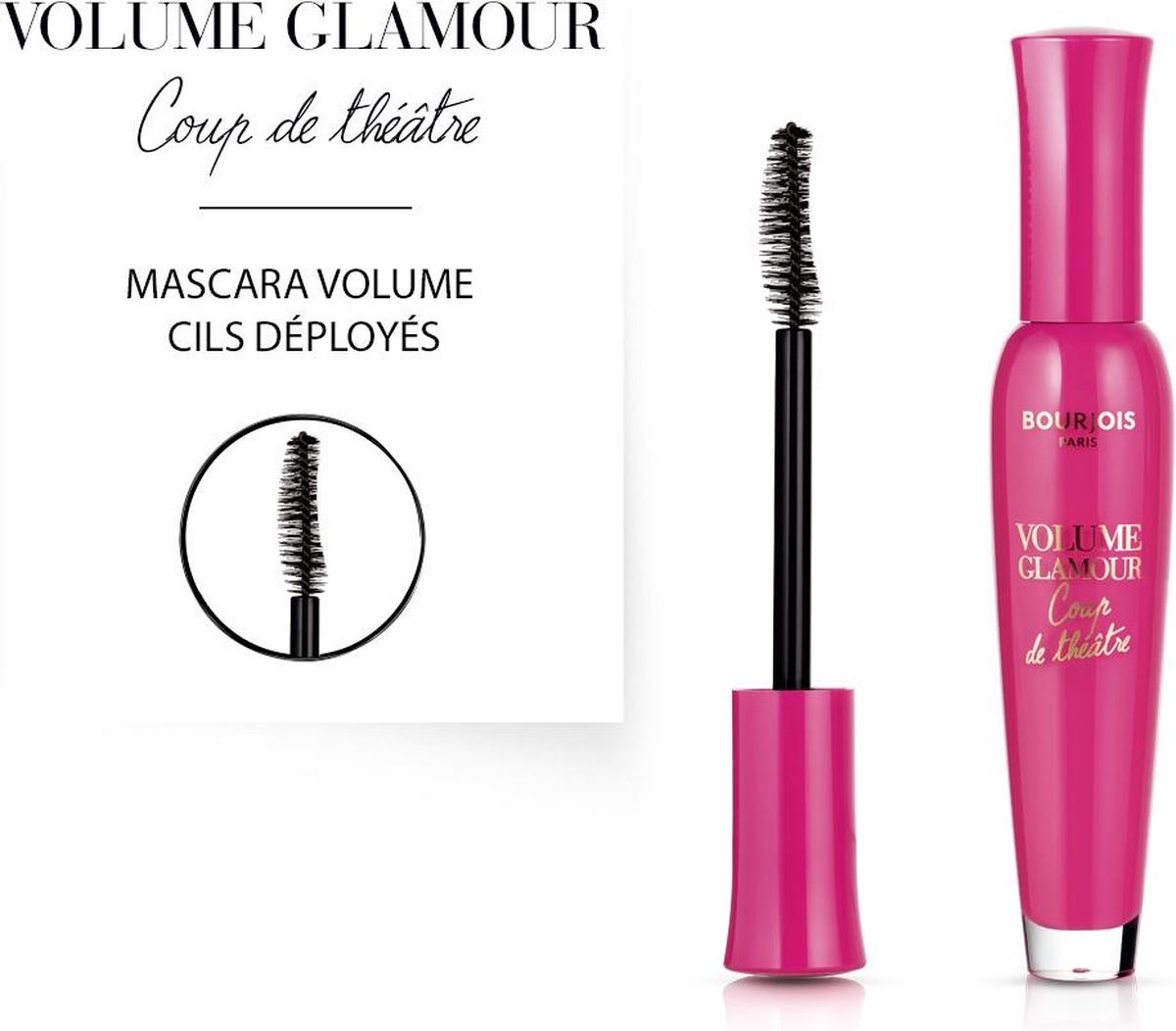 Bourjois Black Volume Glamour Coup de Theatre Mascara 7ml - Zwart