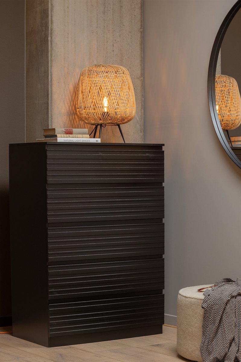 Woood Sara Poef Ø 60 cm - Wit