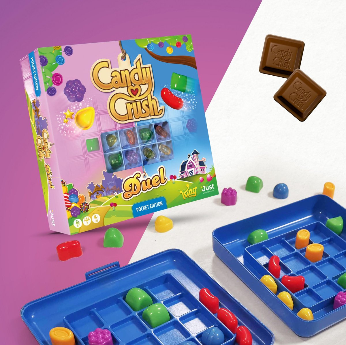 Just Games reisspel Candy Crush Duel (NL)
