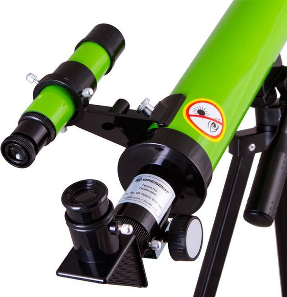 Bresser telescoop 45/600 junior 56 cm aluminium 10 delig - Groen