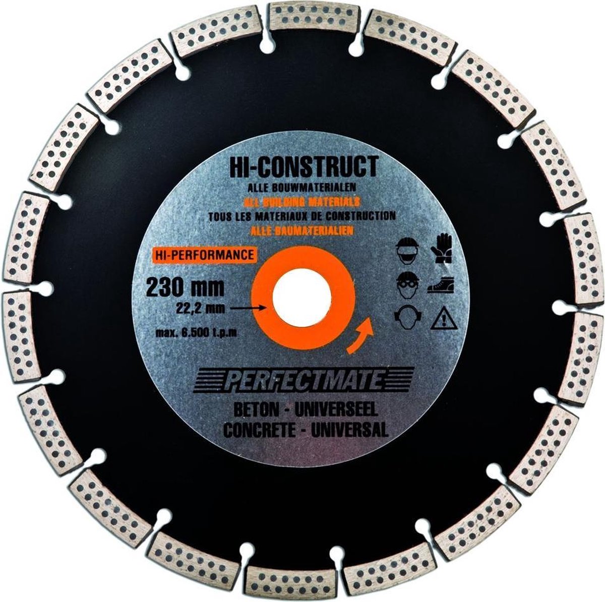 Perfectmate EPU0808 Diamantschijf | Beton en universeel | 230 mm