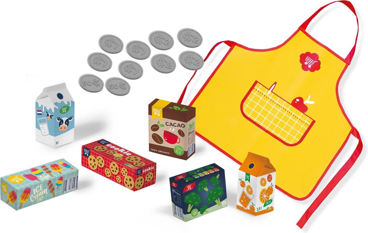 Ses winkeliersset Petit Pretenders junior karton 17 delig