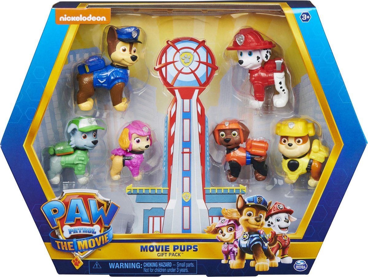 Spinmaster Paw Patrol speelfiguren junior 35 x 26 x 5 cm 7 delig