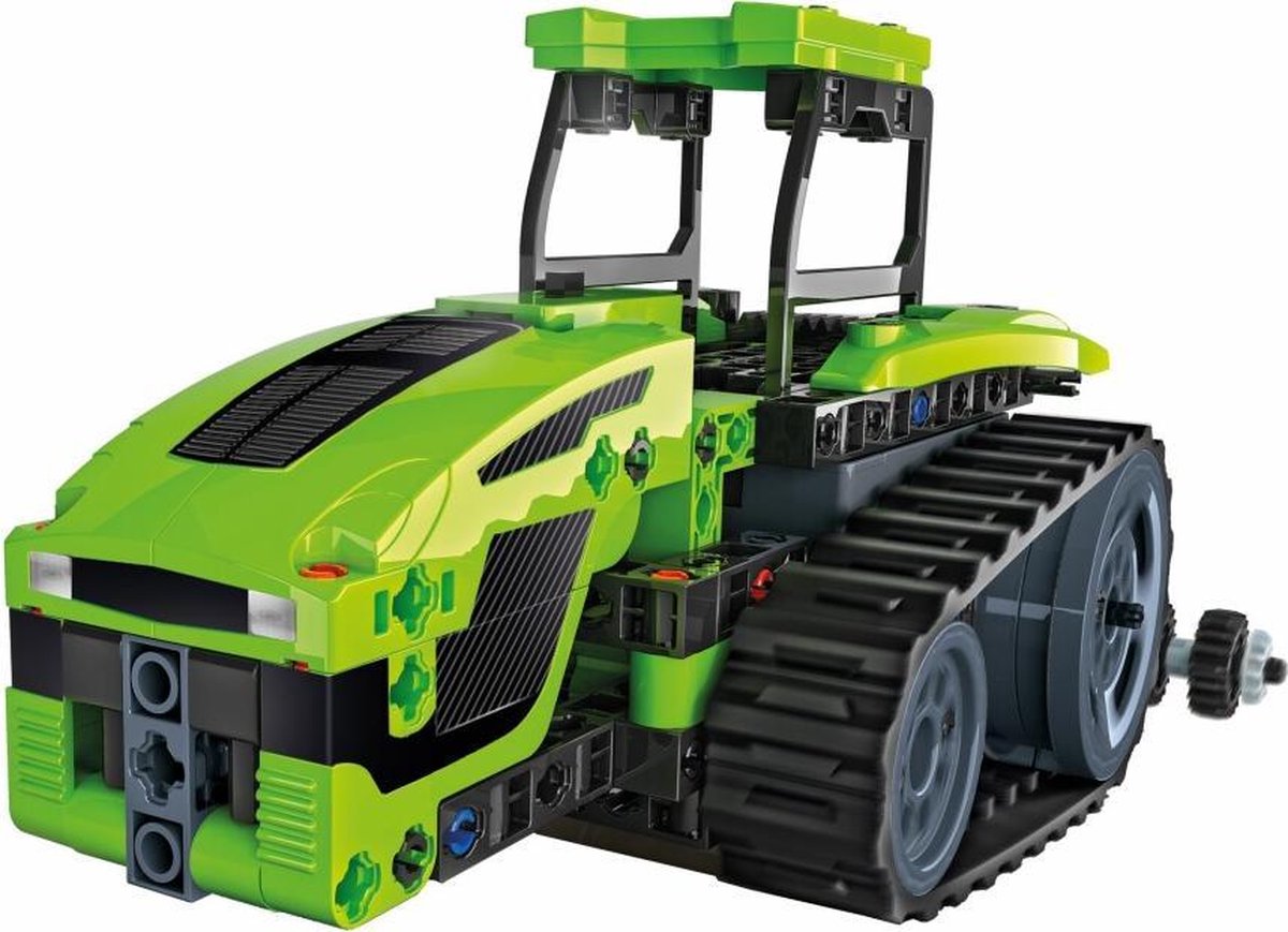 Clementoni bouwpakket rupstractor Mechanics groen 200 delig