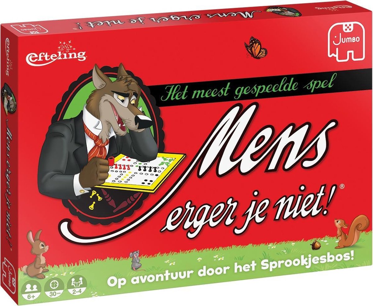 Efteling mens erger je niet Sprookjesboom karton