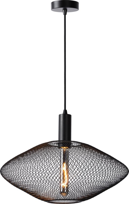 Lucide Mesh Hanglamp - Zwart