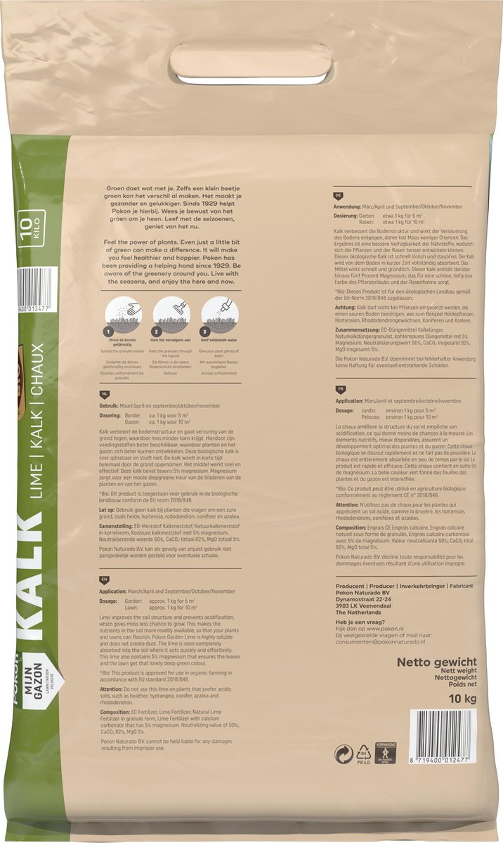 Pokon Bio Kalk 10kg