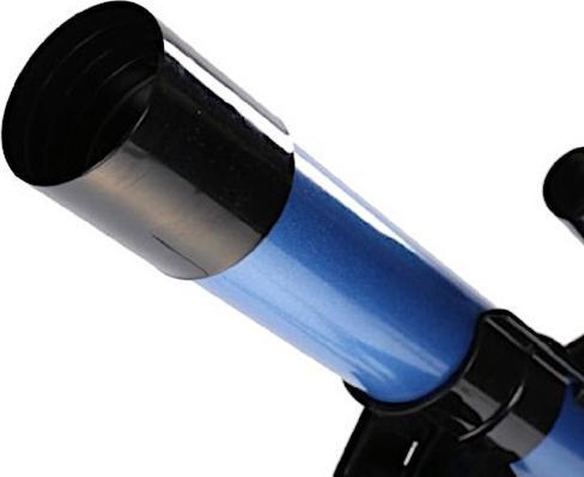 Byomic telescoop junior 40/400 aluminium/blauw - Zwart