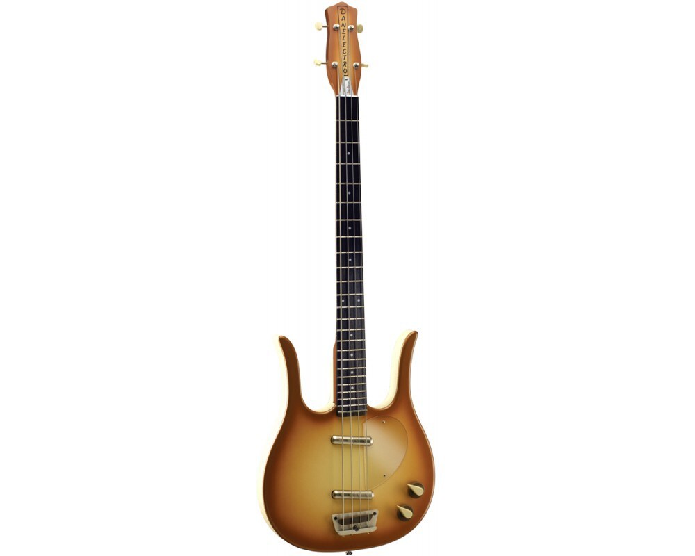 Danelectro 58 Longhorn Copper Burst basgitaar