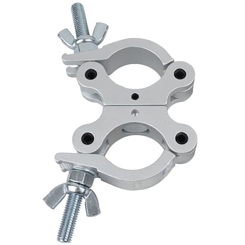 Showtec Swivel Coupler 300 kg 50 mm TÜV gecertificeerd zilver