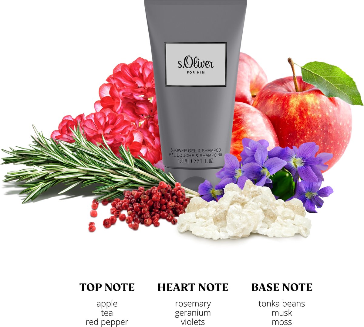 S. Oliver s. Oliver s. Oliver for Him Shampoo & Body Wash 150ml