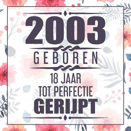 Brave New Books 2003 Geboren 18 Jaar Tot Perfectie Gerijpt