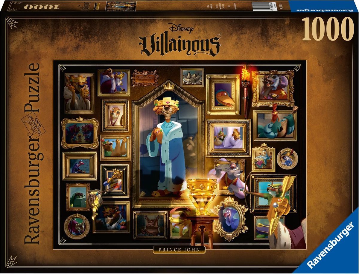 Ravensburger Puzzel - Villainous Prince John (1000)