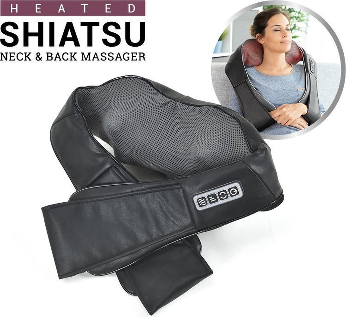 Orange Care Shiatsu Neck Massager Stuk
