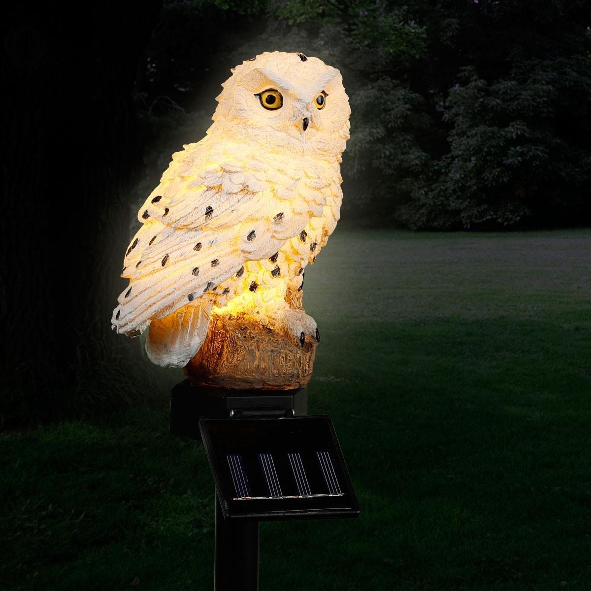 hi Premium LED Zonne-Uil Tuinstaak - 45 x 15 cm