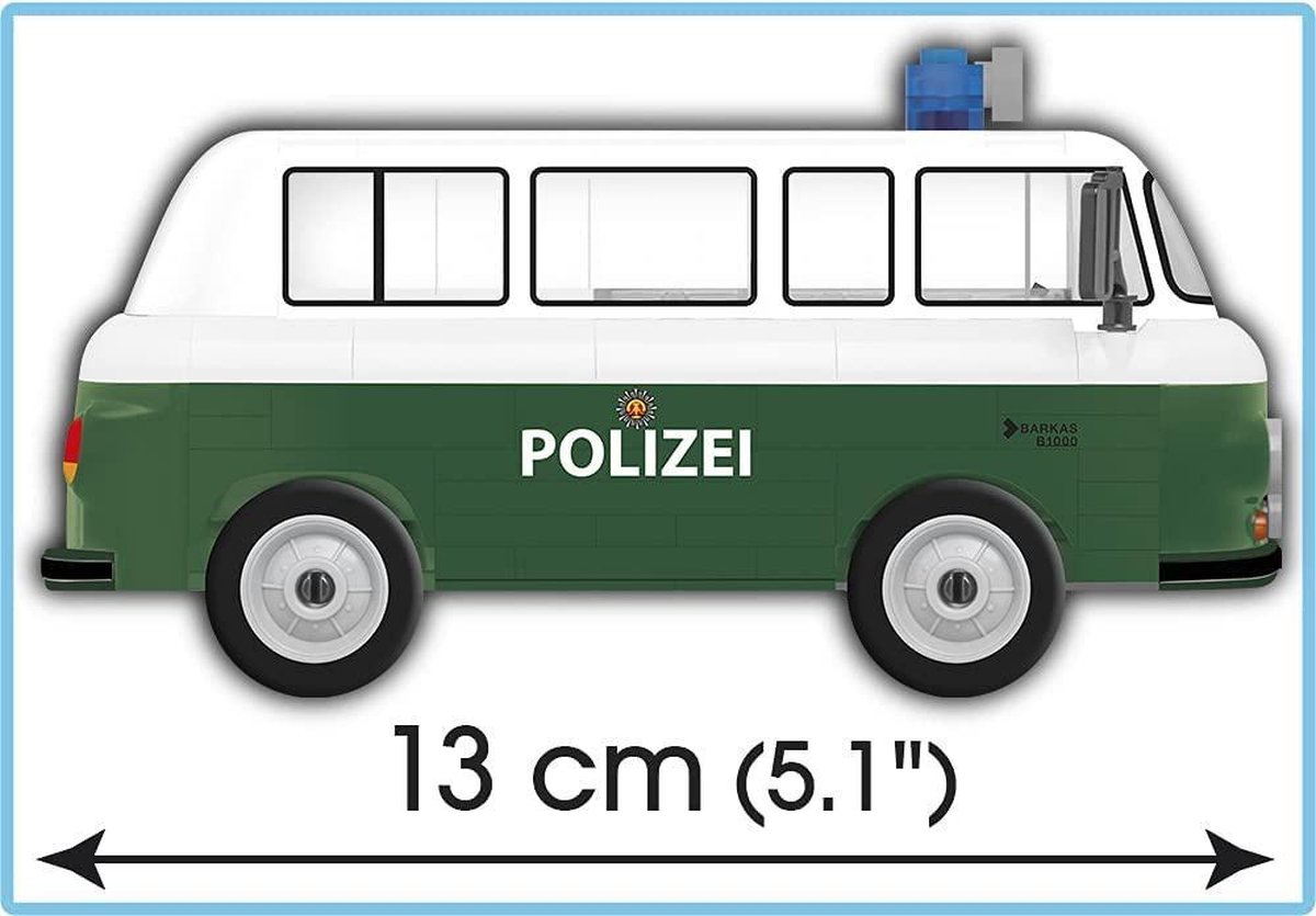 Cobi modelbouwset junior Barkas B1000 Politiewagen 157 delig