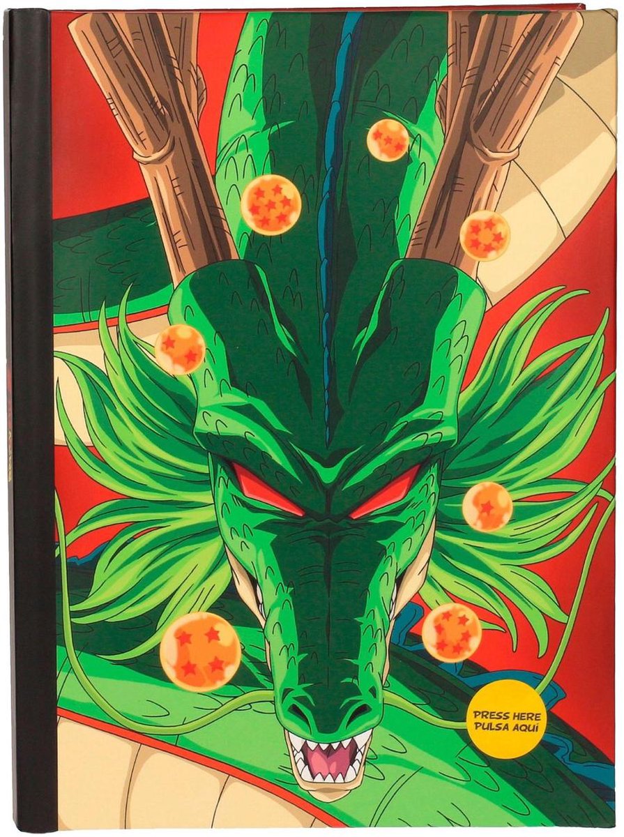 SD Toys notitieboek Dragon Ball Z Shenron A5 karton/papier - Rood