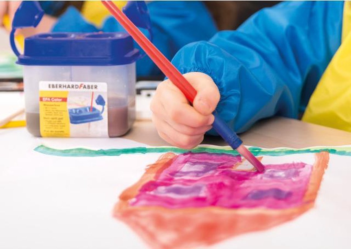 Eberhard Faber waterbak antilek junior blauw/transparant