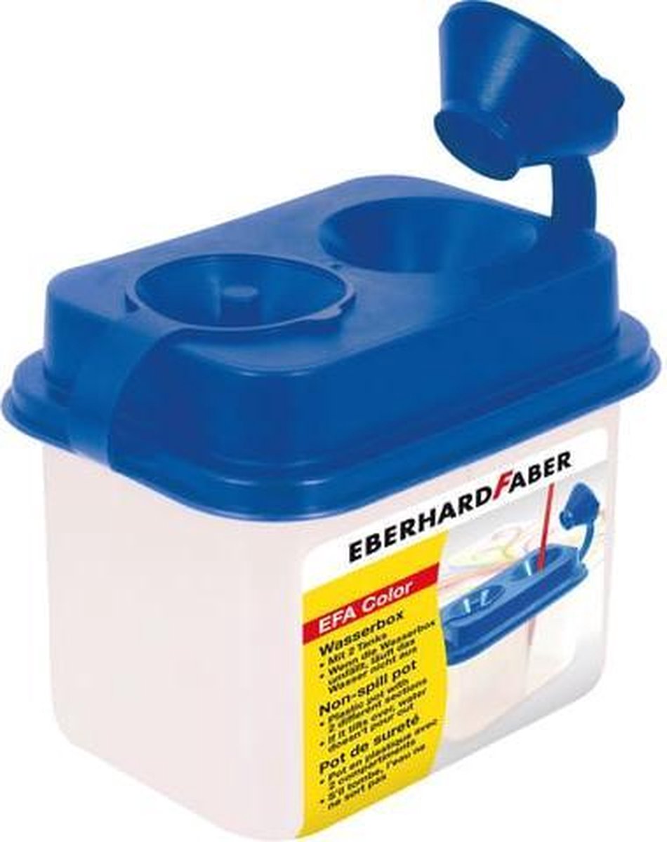 Eberhard Faber waterbak antilek junior blauw/transparant