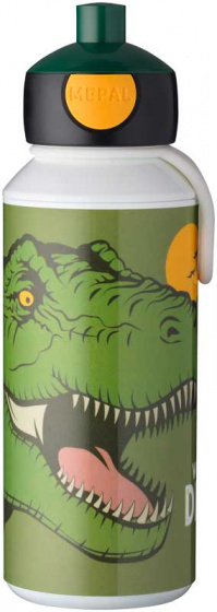 Mepal drinkfles Dino junior 400 ml ABS/wit - Groen