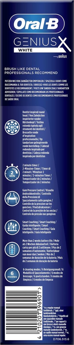 Braun Oral-B Genius X - Wit