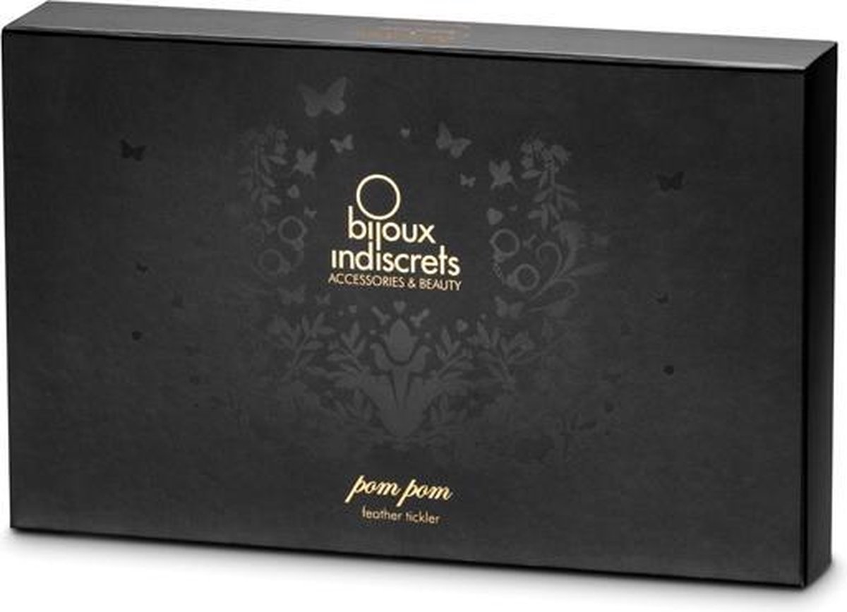 Bijoux Indiscrets Pom-Pom Feather Tickler - Zwart