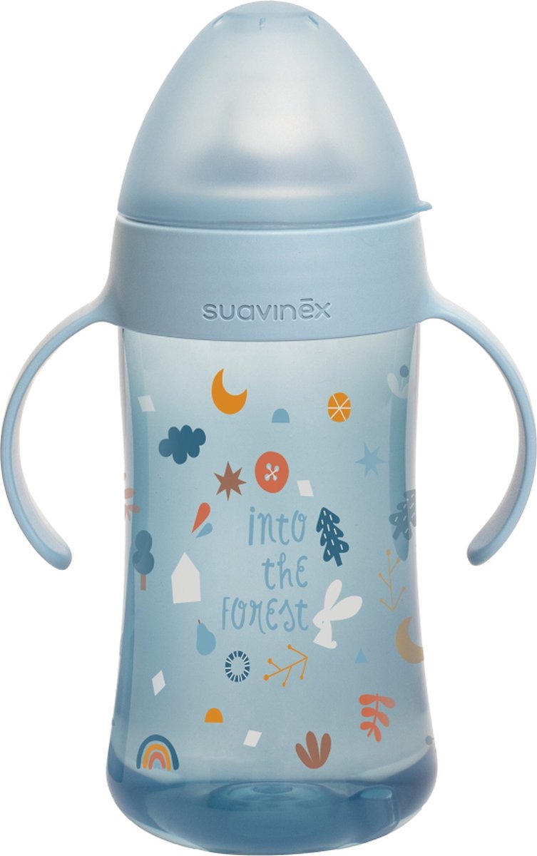 Suavinex Drinkbeker met handvaten Forest 270ml - Blauw