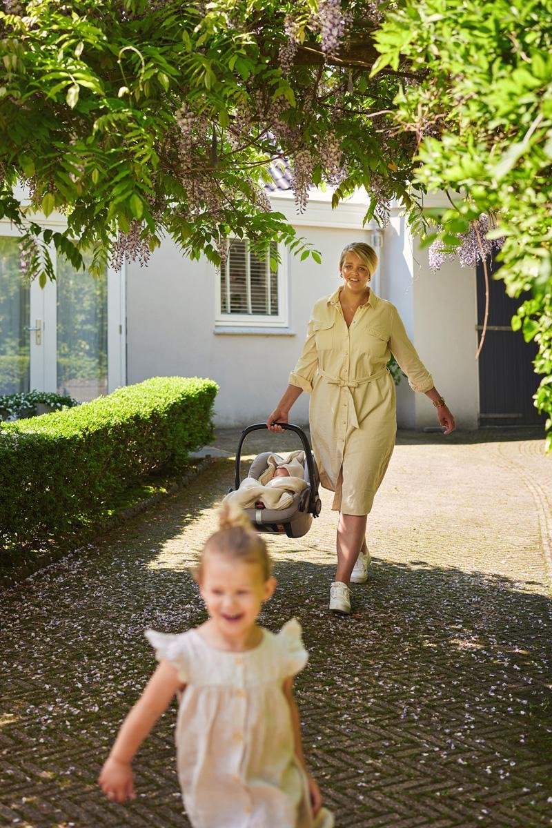 Jollein Voetenzak Autostoel Basic Knit Nougat